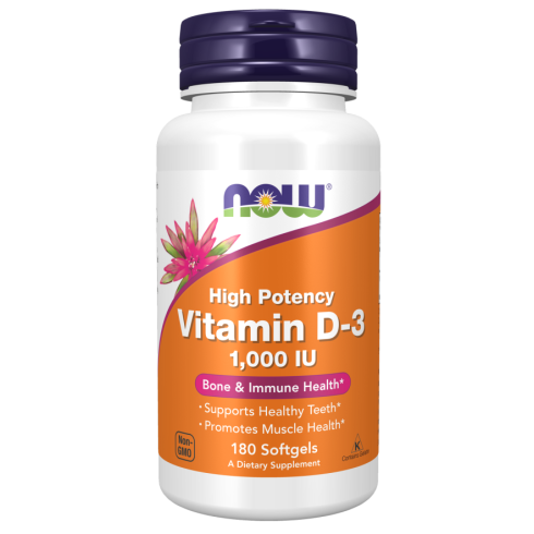 NOW VITAMIN D-3 1,000IU*180 SOFTGELS